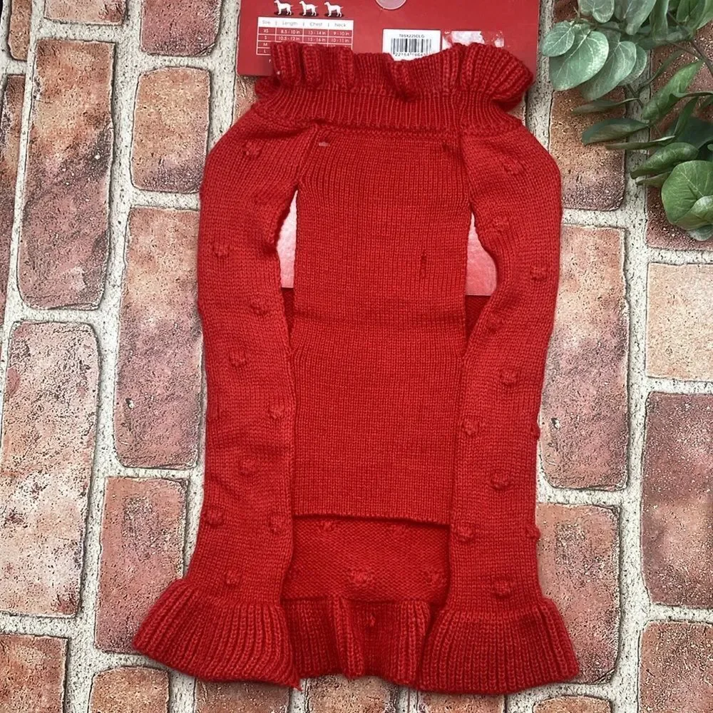 Dog Pet Holiday Sweater & Pajama Christmas 2-Pack Size L